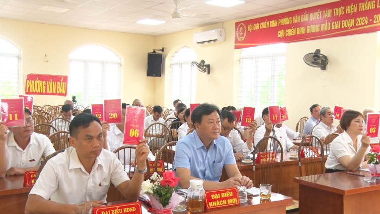 Kỳ họp thứ 10 HĐND phường Văn Đẩu khóa V, nhiệm kỳ 2021 - 2026