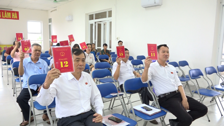 Kỳ họp thứ 11 HĐND phường Lãm Hà khoá III, nhiệm kỳ 2021-2026