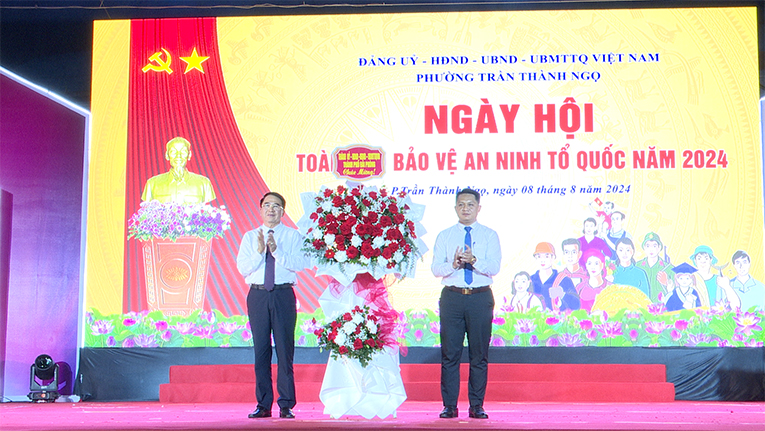 Phường Trần Thành Ngọ tổ chức “Ngày hội toàn dân bảo vệ an ninh Tổ quốc” cấp thành phố