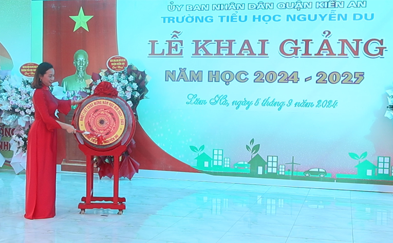 Trường Tiểu học Nguyễn Du khai giảng năm học mới 2024 - 2025