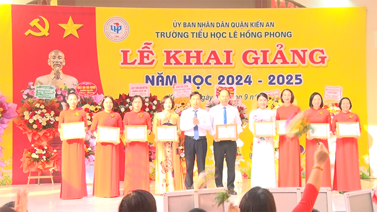 Trường Tiểu học Lê Hồng Phong khai giảng năm học mới 2024-2025