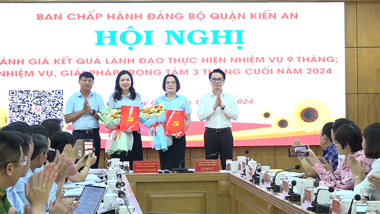 Hội nghị Ban Chấp hành Đảng bộ quận đánh giá kết quả lãnh đạo thực hiện nhiệm vụ 9 tháng; nhiệm vụ, giải pháp trọng tâm 3 tháng cuối năm 2024 