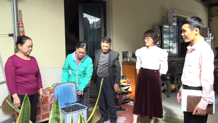Phường Ngọc Sơn tiếp tục huy động các nguồn lực hỗ trợ triển khai các mô hình phân loại chất thải rắn sinh hoạt tại nguồn 